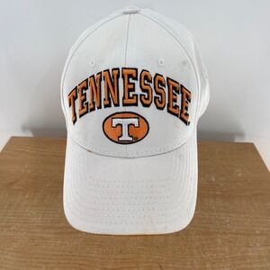 Tennessee Volunteers Zephyr NCAA Orange T Embroidered White Baseball Cap Hat